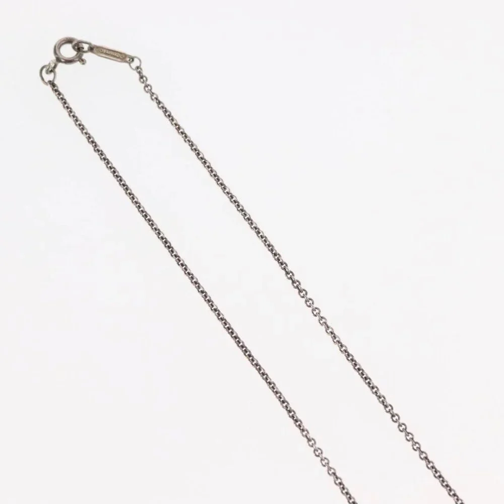 TIFFANY&Co. 1837 Concave Circle Necklace Ag925 Silver Auth SW1646 - Picture 7 of 14